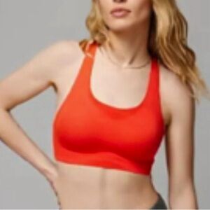 Soma XL Sports Bra Bliss Breathe Racerback Wireless Pullover RED